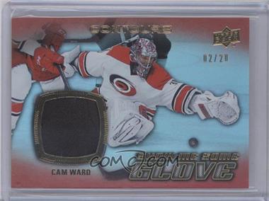 2015-16 Upper Deck Contours - Show Me Some Glove Jerseys - Patch #S-5 - Cam Ward /20