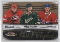 Hot Prospects Trios - Brett Pesce, Gustav Olofsson, Daniel Carr #/599