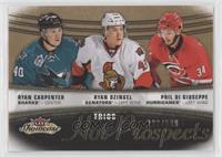 Hot Prospects Trios - Ryan Carpenter, Ryan Dzingel, Phil Di Giuseppe #/599