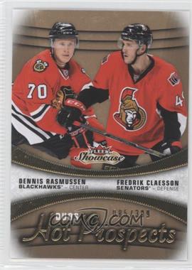 2015-16 Upper Deck Fleer Showcase - [Base] #124 - Hot Prospects Duos - Dennis Rasmussen, Fredrik Claesson /399