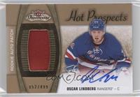 Hot Prospects Auto Patch - Oscar Lindberg #/499