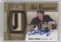 Hot Prospects Auto Patch - Daniel Sprong #/499