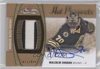 Hot Prospects Auto Patch - Malcolm Subban #/499