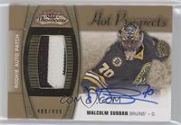 Hot Prospects Auto Patch - Malcolm Subban #/499