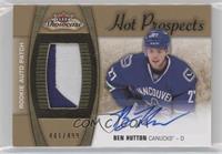 Hot Prospects Auto Patch - Ben Hutton [Noted] #/499