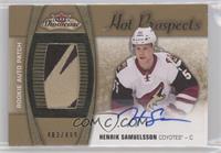 Hot Prospects Auto Patch - Henrik Samuelsson #/499