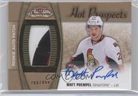 Hot Prospects Auto Patch - Matt Puempel #/499