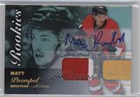 Row 0 Rookies Auto Patch - Matt Puempel #/65