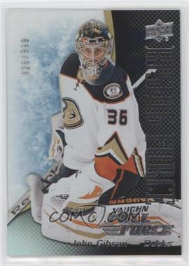 2015-16 Upper Deck Full Force - Rising Force #RF-GI - John Gibson /999