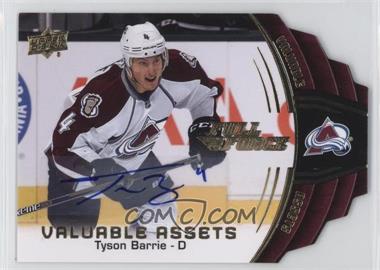 2015-16 Upper Deck Full Force - Valuable Assets - Autographs #V-TB - Tyson Barrie