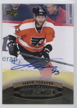 2015-16 Upper Deck GTS Overtime - [Base] - Gold Foil Autographs #142 - Jakub Voracek