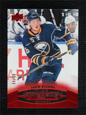 2015-16 Upper Deck GTS Overtime - [Base] - Red Foil #120 - Jack Eichel /99