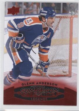 2015-16 Upper Deck GTS Overtime - [Base] - Red Foil #46 - Legends - Glenn Anderson /99