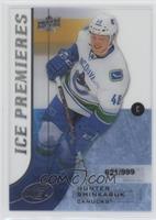 Level 3 - Ice Premieres - Hunter Shinkaruk #/999