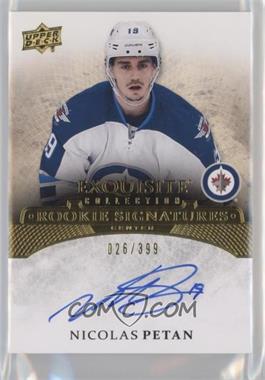 2015-16 Upper Deck Ice - Exquisite Rookie Signatures #ERS-NP - Nicolas Petan /399