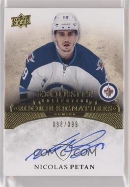 2015-16 Upper Deck Ice - Exquisite Rookie Signatures #ERS-NP - Nicolas Petan /399