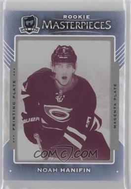 2015-16 Upper Deck Ice - Exquisite Rookies - The Cup Masterpieces Printing Plate Magenta Framed #ICE-R-6 - Noah Hanifin /1