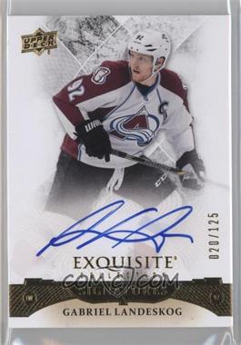 2015-16 Upper Deck Ice - Exquisite Signatures #ES-LA - Gabriel Landeskog /125