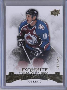 2015-16 Upper Deck Ice - Exquisite #39 - Legends - Joe Sakic /499