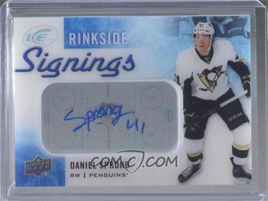 2015-16 Upper Deck Ice - Rinkside Signings #RS-DS - Daniel Sprong