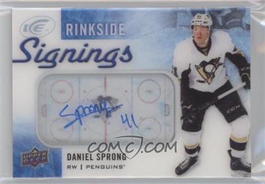 2015-16 Upper Deck Ice - Rinkside Signings #RS-DS - Daniel Sprong