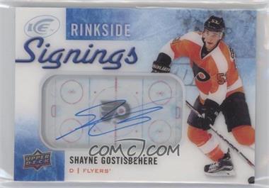 2015-16 Upper Deck Ice - Rinkside Signings #RS-SG - Shayne Gostisbehere