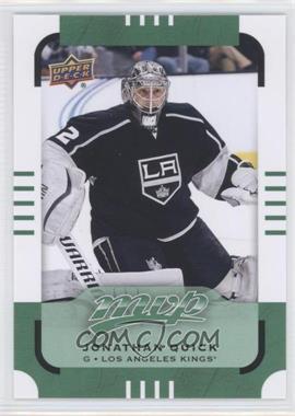 2015-16 Upper Deck MVP - [Base] - Green #107 - Short Print - Jonathan Quick