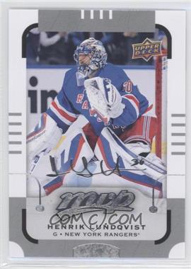 2015-16 Upper Deck MVP - [Base] - Silver Script #139 - Short Print - Henrik Lundqvist