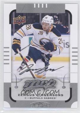 2015-16 Upper Deck MVP - [Base] - Silver Script #3 - Zemgus Girgensons