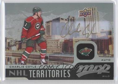 2015-16 Upper Deck MVP - NHL Territories - Autographs #NT-CC - Charlie Coyle