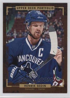 2015-16 Upper Deck Portfolio - [Base] #167 - Henrik Sedin