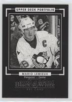 Black & White Art - Mario Lemieux