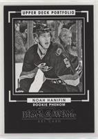 Rookie Black & White Art - Noah Hanifin