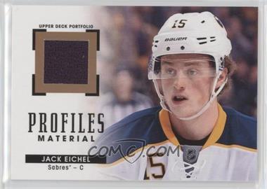 2015-16 Upper Deck Portfolio - Profiles Materials Jerseys #PM-JE - Jack Eichel