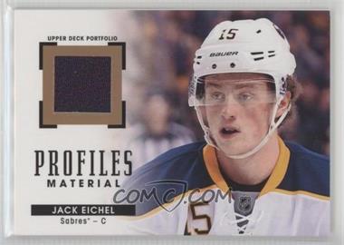 2015-16 Upper Deck Portfolio - Profiles Materials Jerseys #PM-JE - Jack Eichel