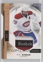 P.K. Subban #/6