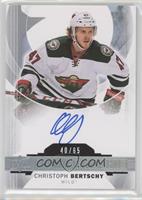 Premier Rookie Autograph - Christoph Bertschy #/65