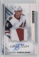 Acetate Rookie Auto-Patch - Henrik Samuelsson [EX to NM] #/65