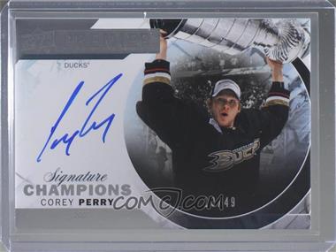 2015-16 Upper Deck Premier - Signature Champions #SC-CP - Corey Perry /49