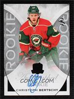 Autographed Rookie - Christoph Bertschy #/1