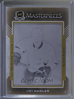 2015-16 Upper Deck The Cup - [Base] - Masterpieces Printing Plate Black Framed #CUP-13 - Jiri Hudler /1
