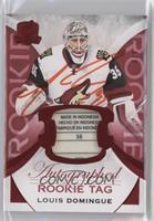 Autographed Rookie Tag - Louis Domingue (2016-17 The Cup Update) #/8