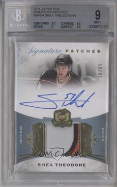 2015-16 Upper Deck The Cup - Signature Patches #SP-SH - Shea Theodore /99 [BGS 9 MINT]