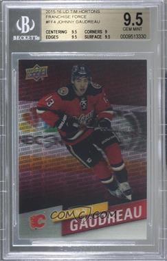 2015-16 Upper Deck Tim Hortons Collector's Series - Franchise Force #FF-4 - Johnny Gaudreau [BGS 9.5 GEM MINT]