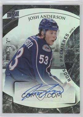 2015-16 Upper Deck Trilogy - [Base] - Black Rainbow Foil #155 - Level 2 - Rookie Premieres Autograph - Josh Anderson /95