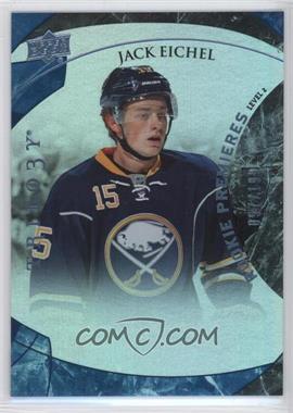 2015-16 Upper Deck Trilogy - [Base] - Blue Rainbow Foil #166 - Level 2 - Rookie Premieres - Jack Eichel /199