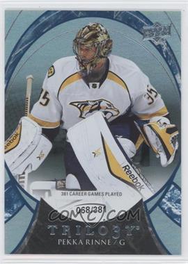 2015-16 Upper Deck Trilogy - [Base] - Blue Rainbow Foil #50 - Career Stats - Pekka Rinne /381