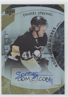 2015-16 Upper Deck Trilogy - [Base] #154 - Level 2 - Rookie Premieres Autograph - Daniel Sprong /499