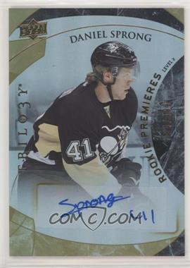 2015-16 Upper Deck Trilogy - [Base] #154 - Level 2 - Rookie Premieres Autograph - Daniel Sprong /499