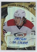 Level 3 - Rookie Premieres Autograph - Brock McGinn #/49